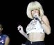 Rihanna en concert à l'O2 Arena à Londres le 3 décembre 2011 pour le Jingle Ball Bell