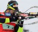 Simon Fourcade, Alexis Boeuf et Martin Fourcade le 11 décembre 2011 à Hochfilzen en Autriche lors du relais 4x7,5 km 