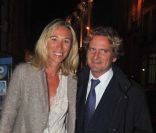 Charles Beigbeder et son épouse à l'espace Cambon à Paris pour le mariage de Jean-François Copé et Nadia d'Alincourt, le 3 décembre 2011.