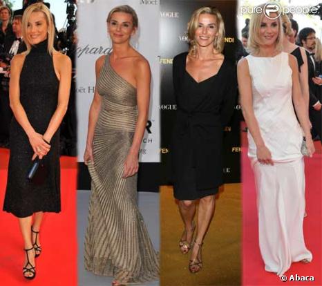 Toutes les tenues de Laurence Ferrari au Festival de Cannes 08