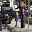 Marcia Cross : entre deux prises, elle est littéralement habillée comme un sac