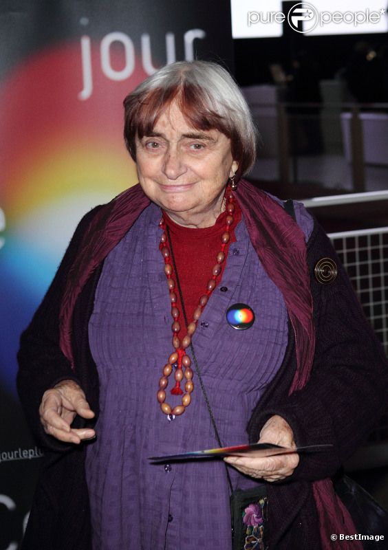 Agnes Varda à l'ouverture du festival Le jour le plus court, à Paris, le 20 décembre 2011.