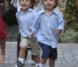 Sean Preston et Jayden James, les fils de Britney Spears et Kevin Federline, en 2009  