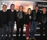 L'équipe du film lors de l'avant-première d'Une nuit à Paris le 2 janvier 2012