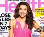 Eva Longoria fait la couverture du magazine Health pour les mois de janvier et février 2012