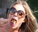 LeAnn Rimes et son mari Eddie Cibrian déjeune avec des amis à Maui sur l'île d'Hawaï le 4 janvier 2012