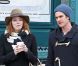 Emma Stone et son petit ami Andrew Garfield se promènent dans les rues de New York le 8 janvier 2012
