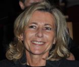 Claire Chazal lors de l'inauguration du théâtre éphémère de la Comédie Française à Paris, le 9 janvier 2012