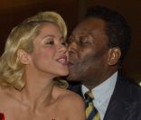 Shakira et Pelé le 9 janvier 2012 à Zurich lors de la cérémonie du Ballon d'Or