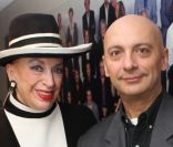 Geneviève de Fontenay et son fils Xavier en octobre 2011 sur France 3