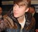 Justin Bieber inaugure un nouveau robot qui danse au salon CES de Las Vegas, le 11 janvier 2012