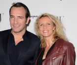 Jean Dujardin et Alexandra Lamy à la soirée pré-Golden Globes du magazine  W , au Chateau Marmont, à Los Angeles, le 13 janiver 2011.