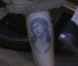 Le tatouage de Justin Bieber à Los Angeles, le 5 janvier 2012