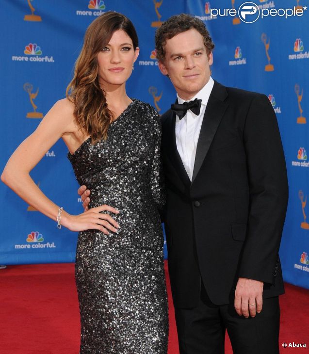 Michael C Hall et Jennifer Carpenter, heureux sur le tapis rouge