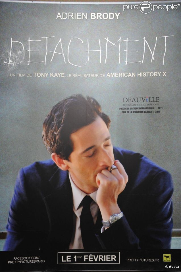 Adrien Brody dans le rôle déchirant d'un professeur impliqué dans le film Detachment. 