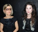 Marina Foïs et Astrid Bergès-Frisbey au défilé haute couture de Maxime Simoens à Paris, le 25 janvier 2012.