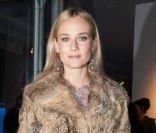 Diane Kruger au Dîner de la mode pour le Sida au Pavillon d'Armenonville à Paris, le 26 janvier 2012.