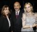 Isabelle Huppert, Christian Louboutin et Diane Kruger au Dîner de la mode pour le Sida au Pavillon d'Armenonville à Paris, le 26 janvier 2012.