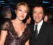 Laura Smet et Bernard Montiel au Dîner de la mode pour le Sida au Pavillon d'Armenonville à Paris, le 26 janvier 2012.