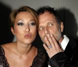 Laura Smet et Charles Berling au Dîner de la mode pour le Sida au Pavillon d'Armenonville à Paris, le 26 janvier 2012.