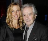 Sandrine Kiberlain et Pierre Arditi au Dîner de la mode pour le Sida au Pavillon d'Armenonville à Paris, le 26 janvier 2012.