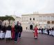 Le prince Albert et la princesse Charlene de Monaco assistaient dans la matinée du 27 janvier 2012 à la messe pontificale donnée par Mgr Bernard Barsi en l'honneur de Sainte Dévote, en la cathédrale Saint-Nicolas.