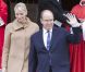 Le prince Albert et la princesse Charlene de Monaco assistaient dans la matinée du 27 janvier 2012 à la messe pontificale donnée par Mgr Bernard Barsi en l'honneur de Sainte Dévote, en la cathédrale Saint-Nicolas.