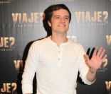 Josh Hutcherson lors de l'avant-première de Voyage au centre de la Terre 2, à Mexico le 27 janvier 2012
