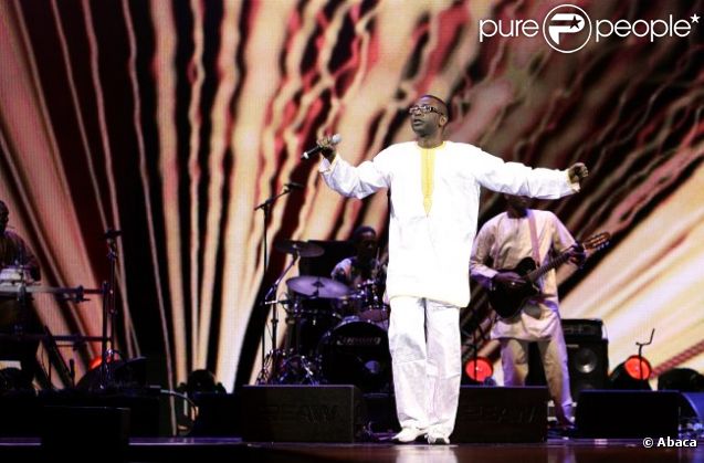 Youssou N'Dour le 14 octobre 2008 à Londres 