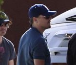 Leonardo DiCaprio et Erin Heatherton au Mexique le 25 janvier 2012. <br />