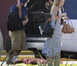 Leonardo DiCaprio et Erin Heatherton au Mexique le 25 janvier 2012. <br />