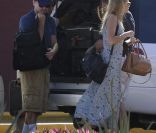 Leonardo DiCaprio et Erin Heatherton au Mexique le 25 janvier 2012. <br />