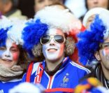 Les supporters lors du match face à l'Italie lors du Tournoi des VI Nations le 4 février 2012 à Saint-Denis