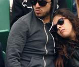 Alysson Paradis et son compagnon à Roland Garros, le 31/05/08