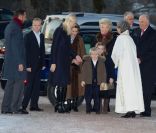 De retour de l'anniversaire de la princesse Mary à Copenhague, le prince Haakon et la princesse Mette-Marit de Norvège ont dû être évacués d'urgence ainsi que tous les passagers du vol #1462 pour Oslo, le 5 février 2012.