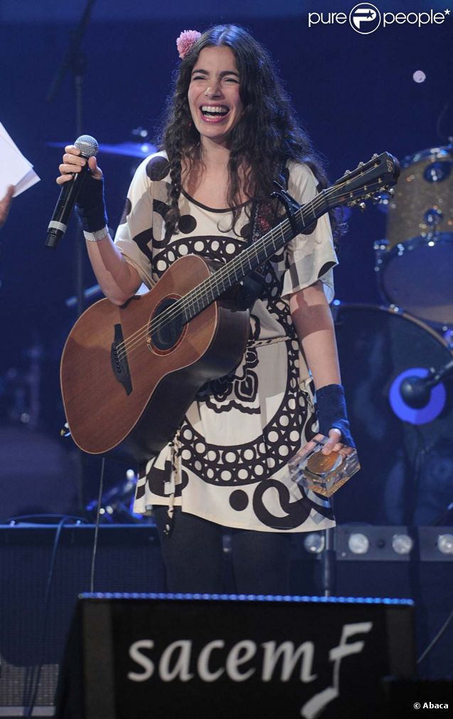 Camélia Jordana à Paris, le 14 novembre 2011.