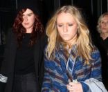 Rumer Willis, Annie Starke et Glenn Close à Los Angeles, le 30 janvier 2012.