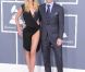 Adam Levine de Maroon 5 et Anna Vyalitsina sur le tapis rouge de la cérémonie des 54e Grammy Awards au Staples Center de Los Angeles le 12 février 2012. Les stars étaient nombreuses à être venues accompagnées pour la grand-messe des récompenses musicales américaines.