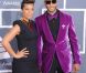 Alicia Keys et son époux Swizz Beatz sur le tapis rouge de la cérémonie des 54e Grammy Awards au Staples Center de Los Angeles le 12 février 2012. Les stars étaient nombreuses à être venues accompagnées pour la grand-messe des récompenses musicales américaines.