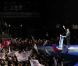François Hollande en meeting au Zénith de Rouen, sa ville natale, le 15 février 2012.