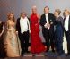 Le magnat autrichien Robert Lugner avec ses invités du 56e Bal de l'Opéra à Vienne : Brigitte Nielsen et Sir Roger Moore avec son épouse Kristina Thorstrup.
Comme chaque année, de nombreuses célébrités et personnalités ont assisté en toute élégance au 56e Bal de l'Opéra de Vienne, le 16 février 2012.