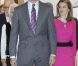 La princesse Letizia et le prince Felipe d'Espagne inauguraient le 16 février 2012 le 31e Salon de l'art contemporain de Madrid, ARCOmadrid.