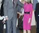 La princesse Letizia et le prince Felipe d'Espagne inauguraient le 16 février 2012 le 31e Salon de l'art contemporain de Madrid, ARCOmadrid.
