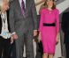 La princesse Letizia et le prince Felipe d'Espagne inauguraient le 16 février 2012 le 31e Salon de l'art contemporain de Madrid, ARCOmadrid.