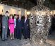 La princesse Letizia et le prince Felipe d'Espagne inauguraient le 16 février 2012 le 31e Salon de l'art contemporain de Madrid, ARCOmadrid.