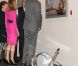 La princesse Letizia et le prince Felipe d'Espagne inauguraient le 16 février 2012 le 31e Salon de l'art contemporain de Madrid, ARCOmadrid.
