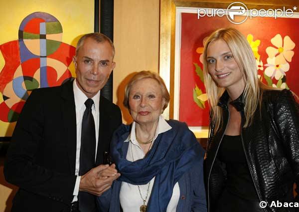 Jean-Claude Jitrois, Michèle Morgan et Sarah Marshall