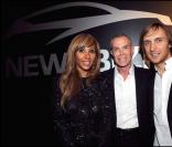 Jean Claude Jitrois, David et Cathy Guetta à la soirée SEAT