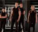 Isabelle Fuhrman, Alexander Ludwig, Jack Quaid et Leven Rambin, visiblement méchants dans  Hunger Games . 