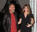 Christian Audigier et sa chérie Nathalie Sorensen, vont au restaurant d'Olivier Martinez à Miami le 24 mars 2012 